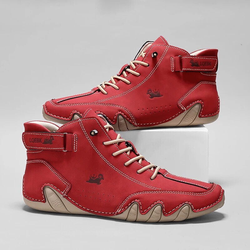 Men Shoes Boots - Sepatu Kasual Kulit untuk Pria, Sneakers