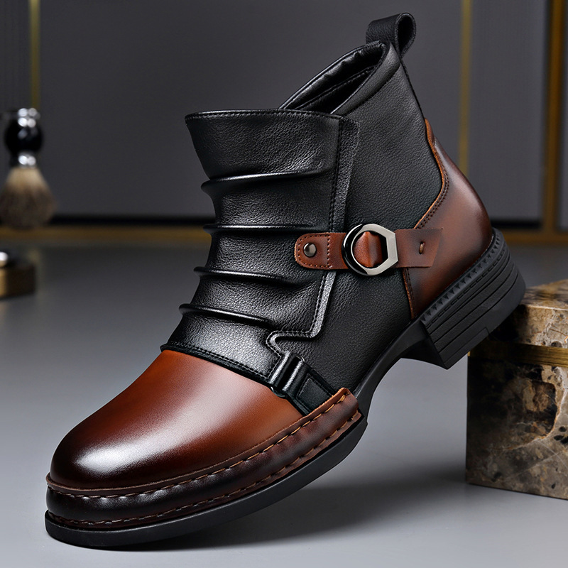 Men Shoes Boots - Sepatu Bot Pergelangan Kaki Retro Musim