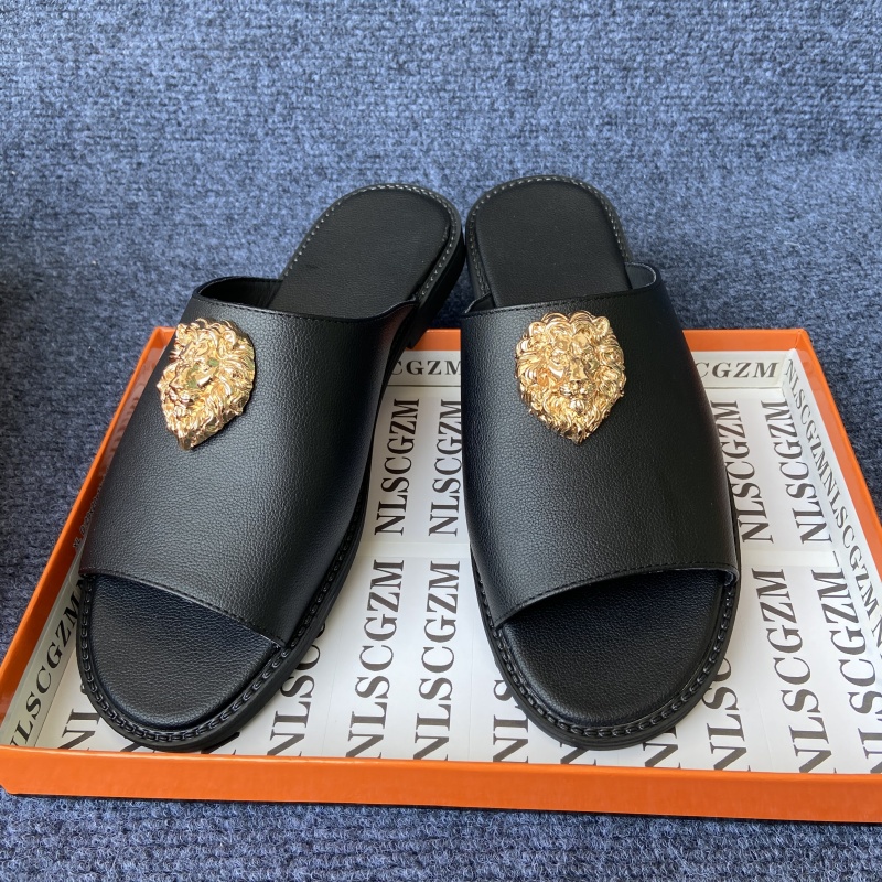 Men'S Shoes For Suits - Sepatu sandal hitam merek Originals untuk