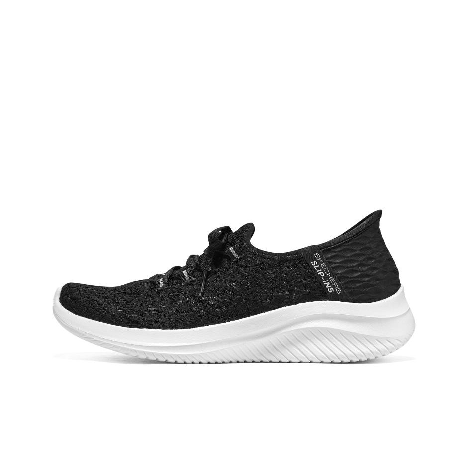 Men'S Shoes Black And White - Sepatu Jalan Skechers Slip Ins Wanita