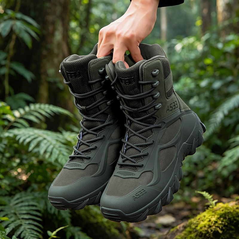 Men Shoes Boots - Sepatu Bot Taktis Pria Sepatu Bot