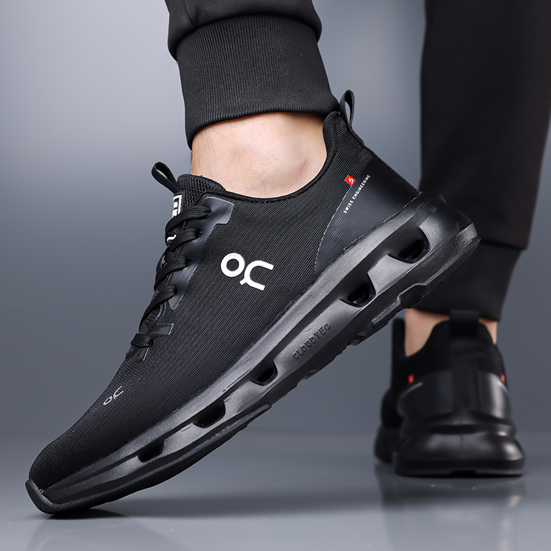 Men'S Shoes Black And White - Sepatu jalan pria dengan bagian atas