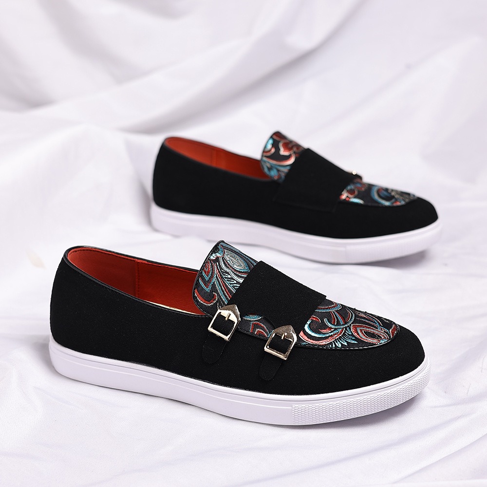 Monk Strap Shoe - Sepatu double monk strap pria suede