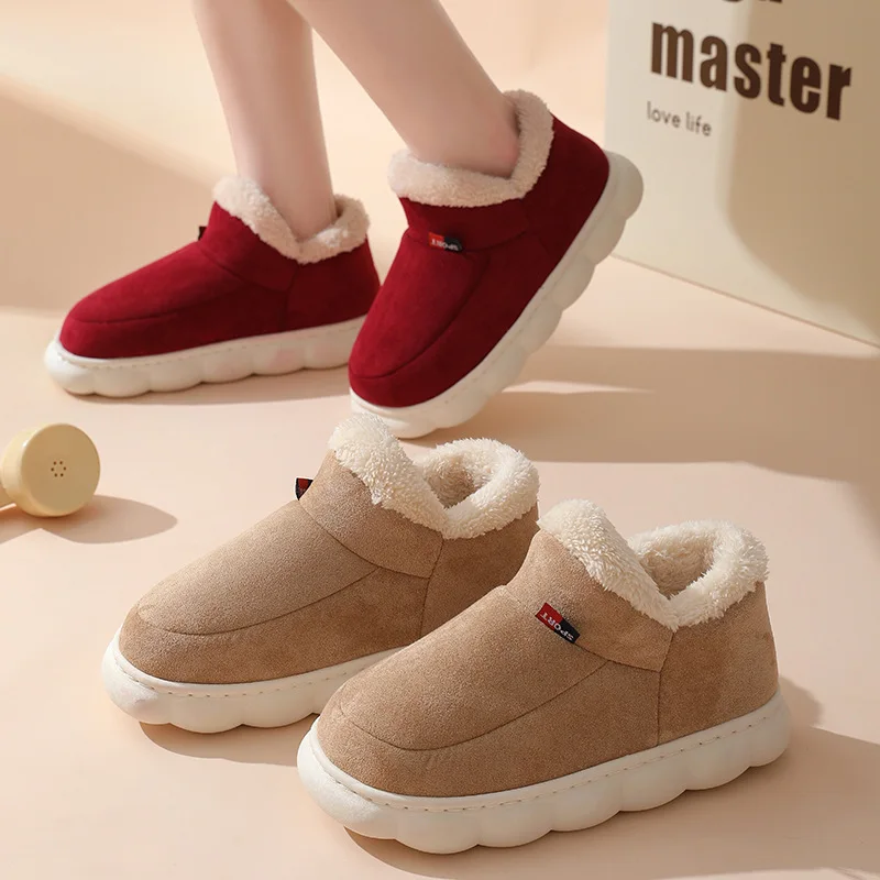 Men'S Shoes To Women'S - Sepatu Rumah Kasual Musim Dingin Untuk