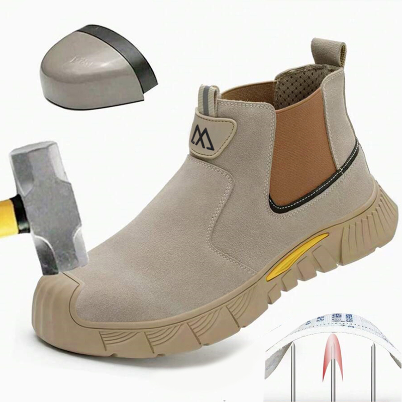 Men'S Shoes For Work - Sepatu Kerja dengan Ujung Baja Tahan