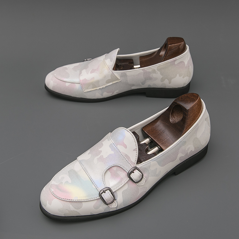 Monk Strap Shoe - Sepatu Loafer Pria Bernapas, Sepatu Monk