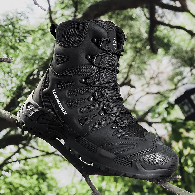 Men Shoes Boots - Sepatu Bot Taktis Hiking Luar Ruangan