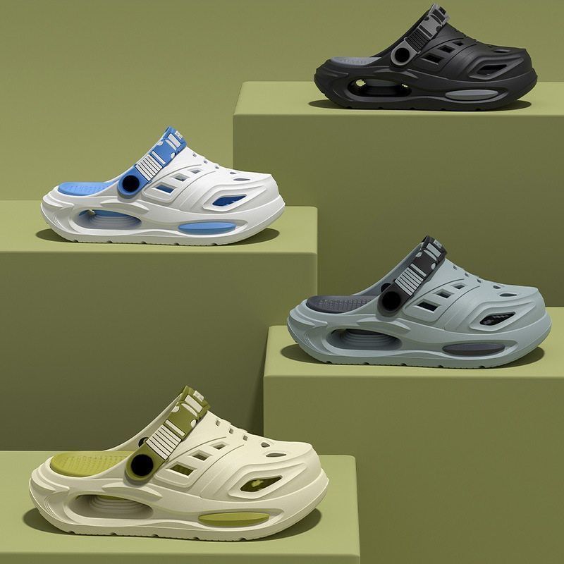 Men'S Shoes Drivers - Sepatu berlubang sol tebal pria 2026