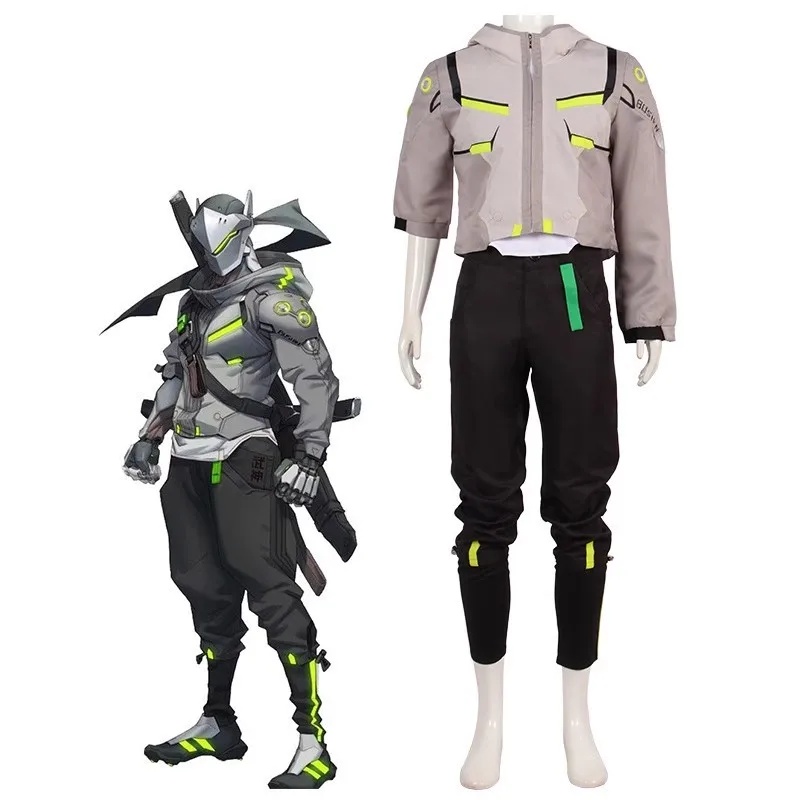 Men'S Shoes For Suits - RGD4 Kostum Cosplay Game Genji Pakaian