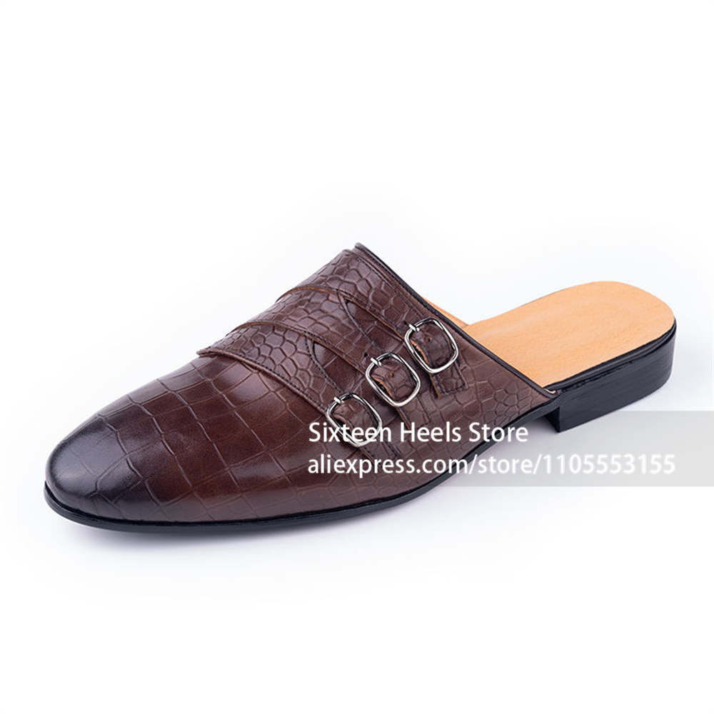 Monk Strap Shoe - Sepatu Loafer Monk Strap Tanpa Tali,