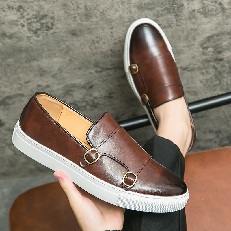 Monk Strap Shoe - Sepatu Baru Desainer untuk Pria Sepatu
