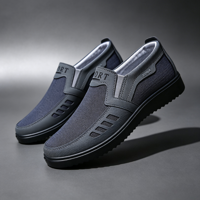Men'S Shoes For Suits - Sepatu Loafer Kanvas Slip-On Pria, Nyaman