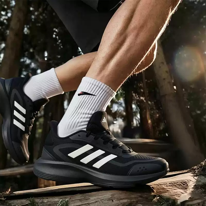 Sepatu lari pria Adidas untuk  - Men'S Shoes Half Cut ulasan dan harga