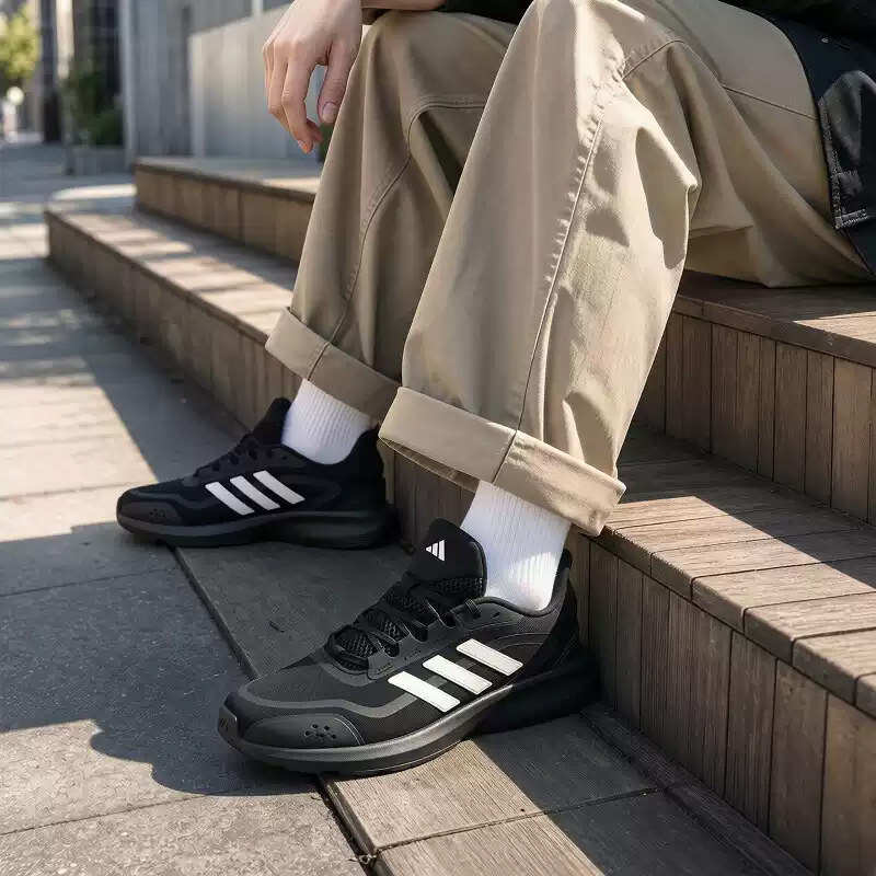 Sepatu lari pria Adidas untuk  - Men'S Shoes Half Cut ulasan dan harga