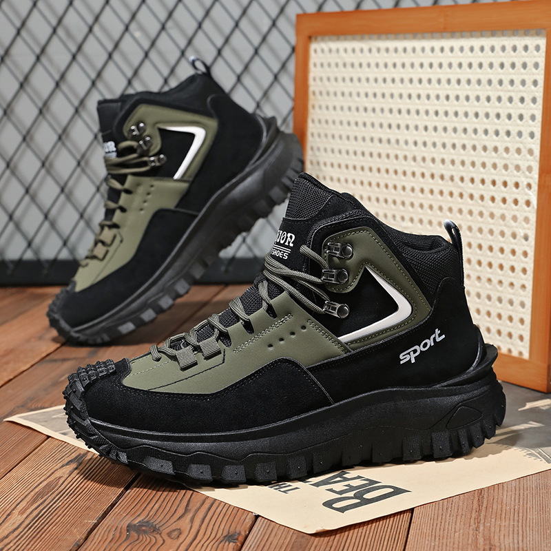 Sepatu Hiking Pria Lebar Anti  - Men Shoes Boots ulasan dan harga