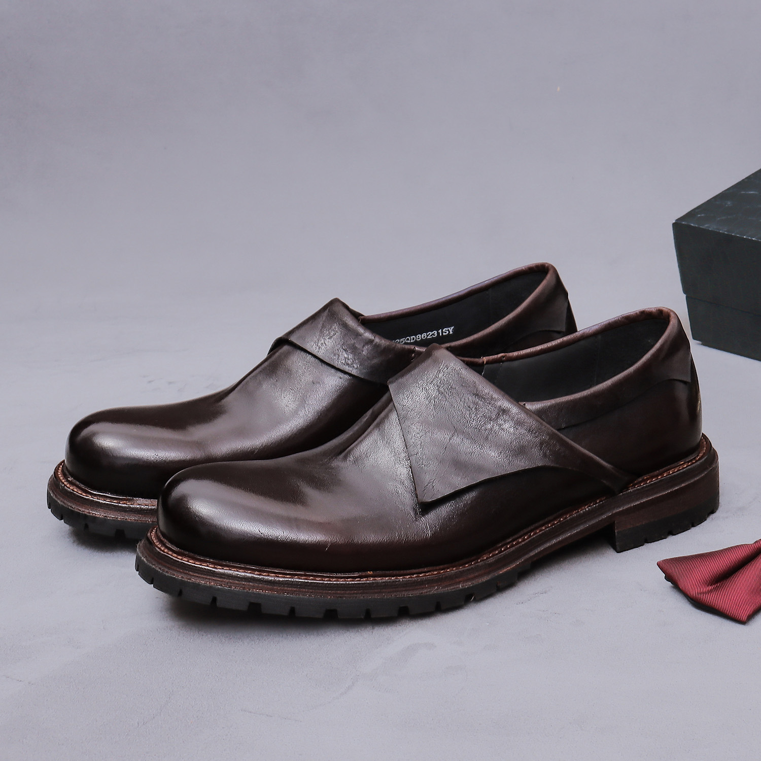 Sepatu Pria Kulit Asli Model M - Monk Strap Shoe ulasan dan harga