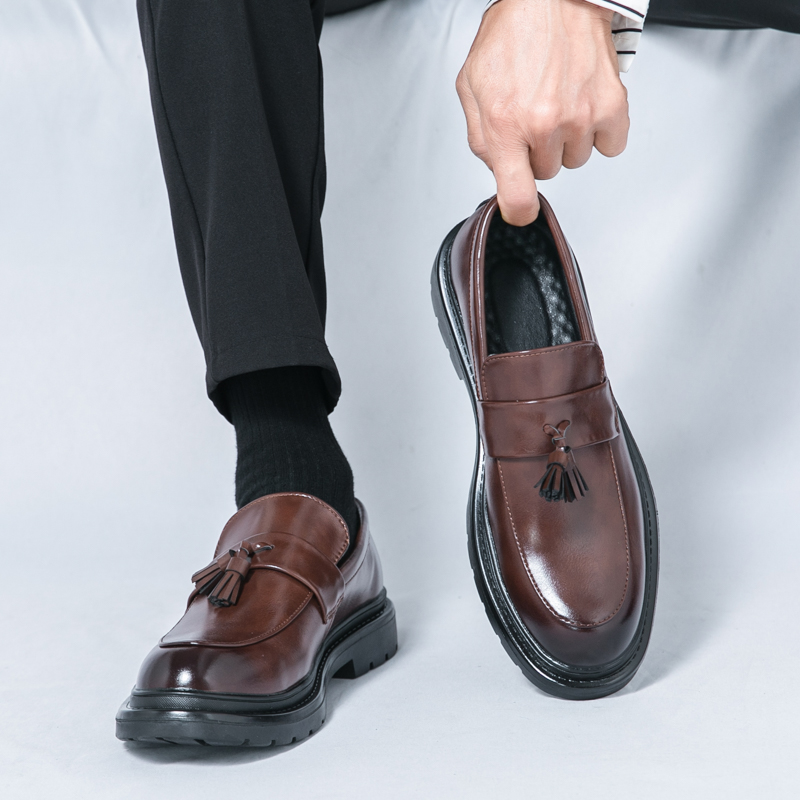 Sepatu Kulit Kasual Anti Selip - Men'S Shoes Quality Brands ulasan dan harga