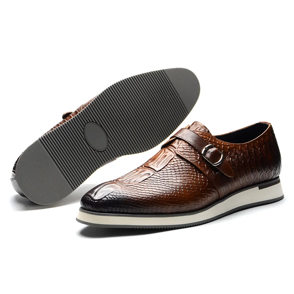 Sepatu Bisnis Kasual Pria Kuli - Monk Strap Shoe ulasan dan harga