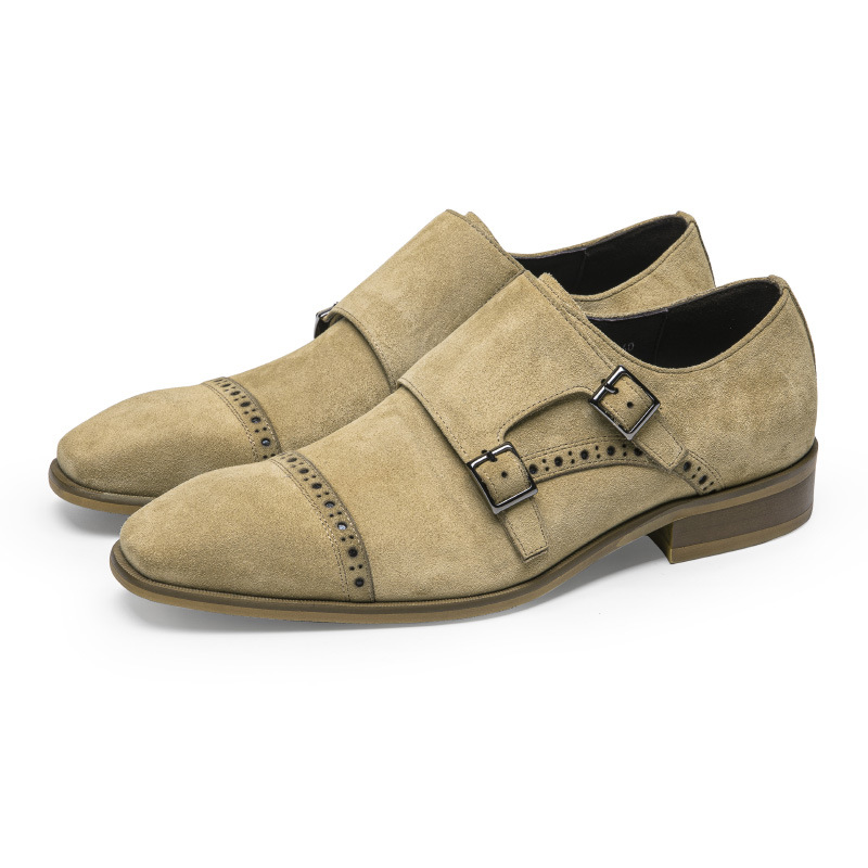 Sepatu pria desain Vintage sep - Monk Strap Shoe ulasan dan harga