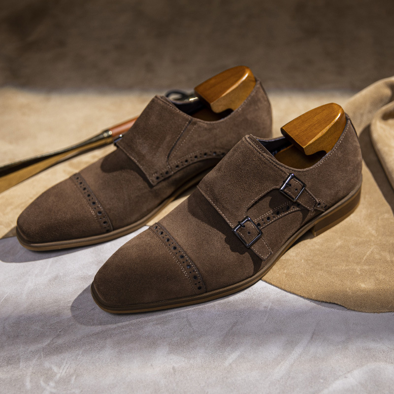 Sepatu pria desain Vintage sep - Monk Strap Shoe ulasan dan harga