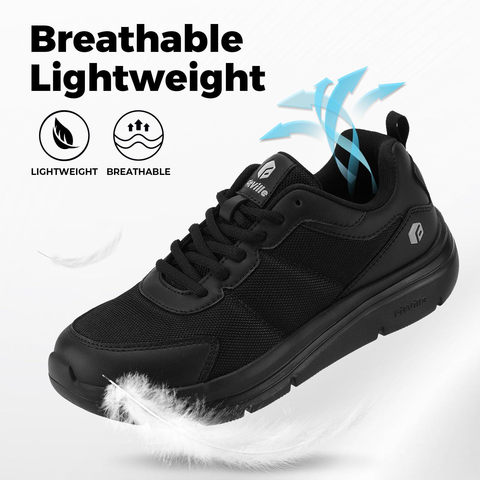 FitVille Sepatu Jalan Pria Sep - Men'S Shoes For Plantar Fasciitis ulasan dan harga