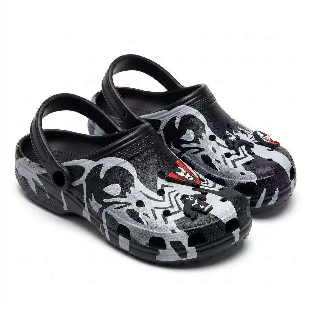 Clogs Venom Baru Motif Hitam-P - Men'S Shoes Black And White ulasan dan harga