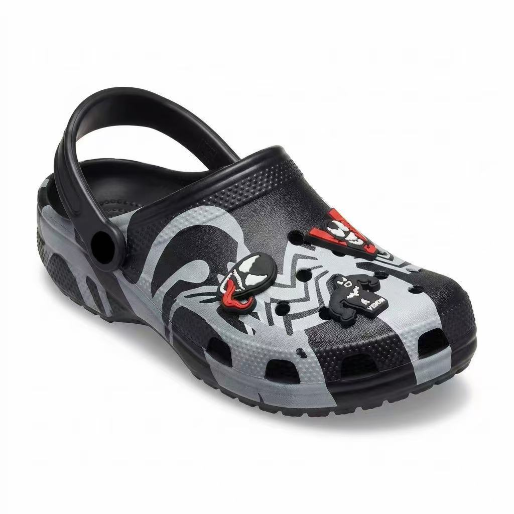 Clogs Venom Baru Motif Hitam-P - Men'S Shoes Black And White ulasan dan harga
