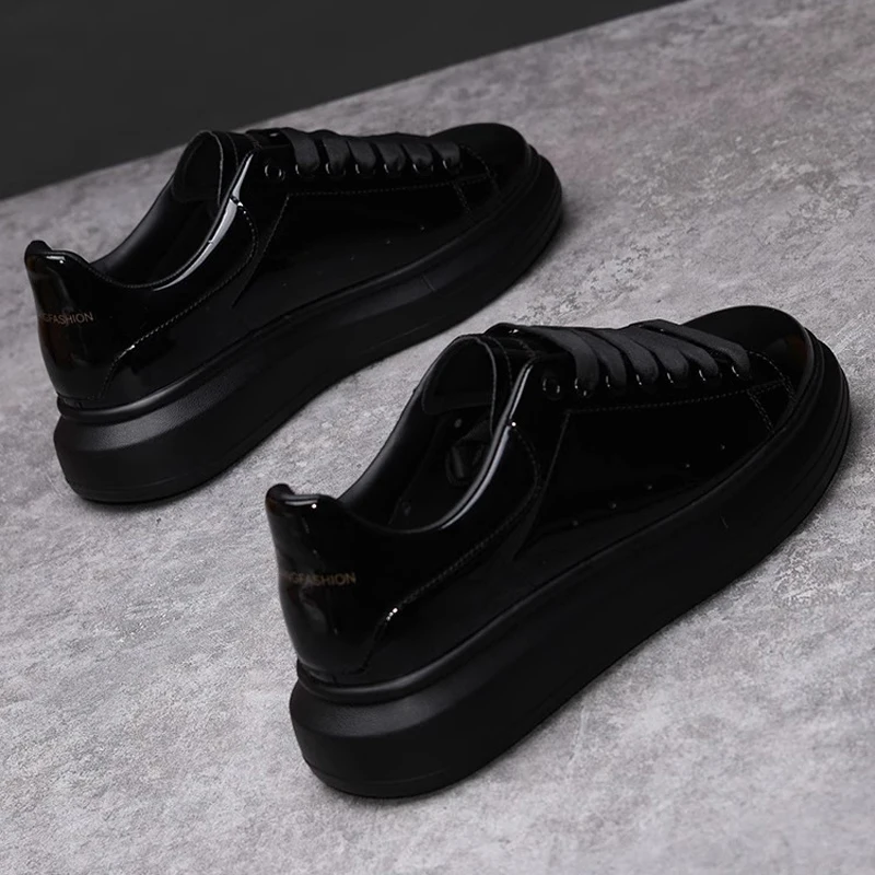 Sepatu Pria Merk Brand Hitam M - Men'S Shoes Black And White ulasan dan harga