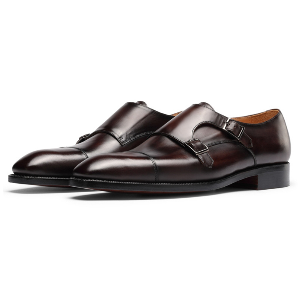 Sepatu Monk Strap Kulit Formal - Monk Strap Shoe ulasan dan harga