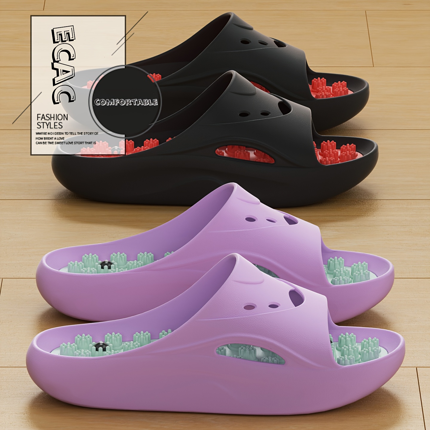 Sandal Pijat EVA Wanita Pria,  - Men'S Shoes To Women'S ulasan dan harga