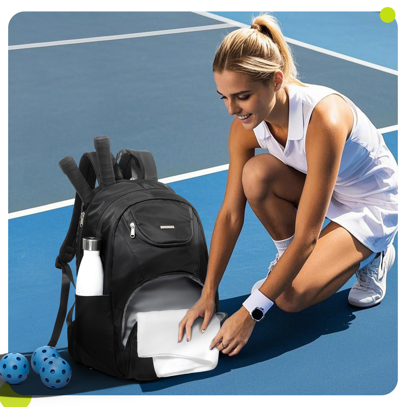 Tas Tenis Ransel Tenis 2 Raket - Men Shoes Men ulasan dan harga