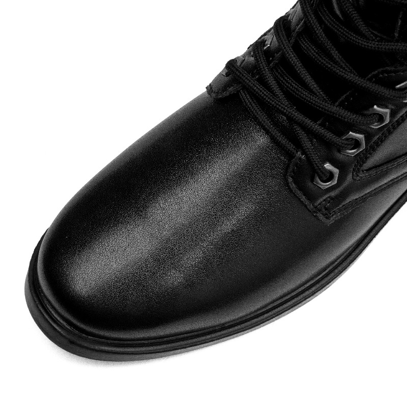 Sepatu Bot Kulit Tinggi Anti S - Men'S Shoes For Work ulasan dan harga