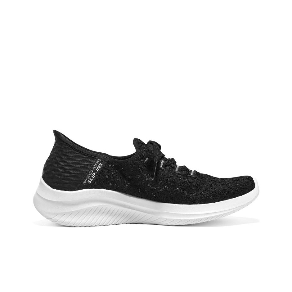 Sepatu Jalan Skechers Slip Ins - Men'S Shoes Black And White ulasan dan harga