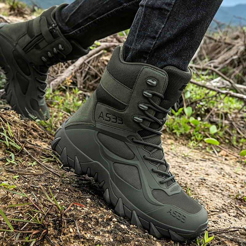 Sepatu Bot Taktis Pria Sepatu  - Men Shoes Boots ulasan dan harga