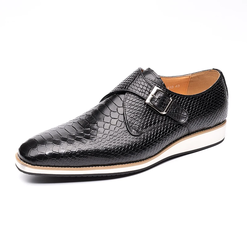 Sepatu Kasual Pria Kualitas Ti - Monk Strap Shoe ulasan dan harga