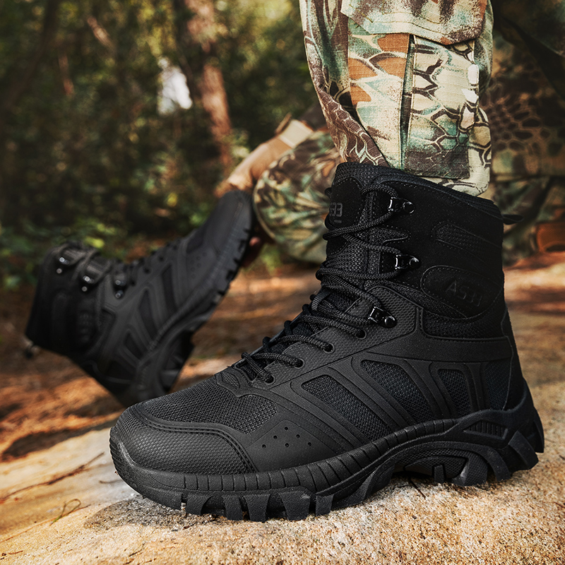 Sepatu Bot Taktis Pria Sepatu  - Men'S Shoes For Work ulasan dan harga