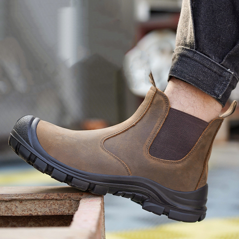 Sepatu Bot Kerja Penutup Kaki  - Men'S Shoes For Work ulasan dan harga