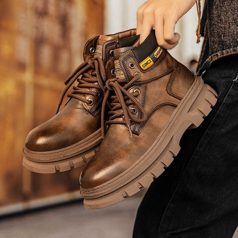 Sepatu Bot Pergelangan Kaki Pl - Men Shoes Boots ulasan dan harga
