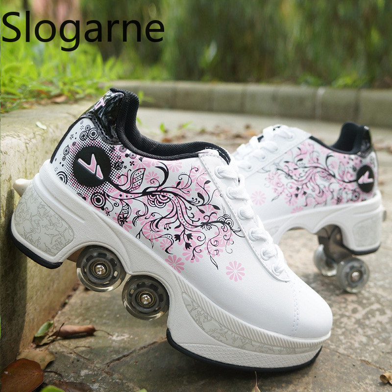 Sepatu Roda Deformasi 4 Roda W - Men Shoes Men ulasan dan harga