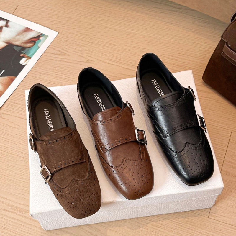 Sepatu Wanita Retro Sepatu Mon - Monk Strap Shoe ulasan dan harga