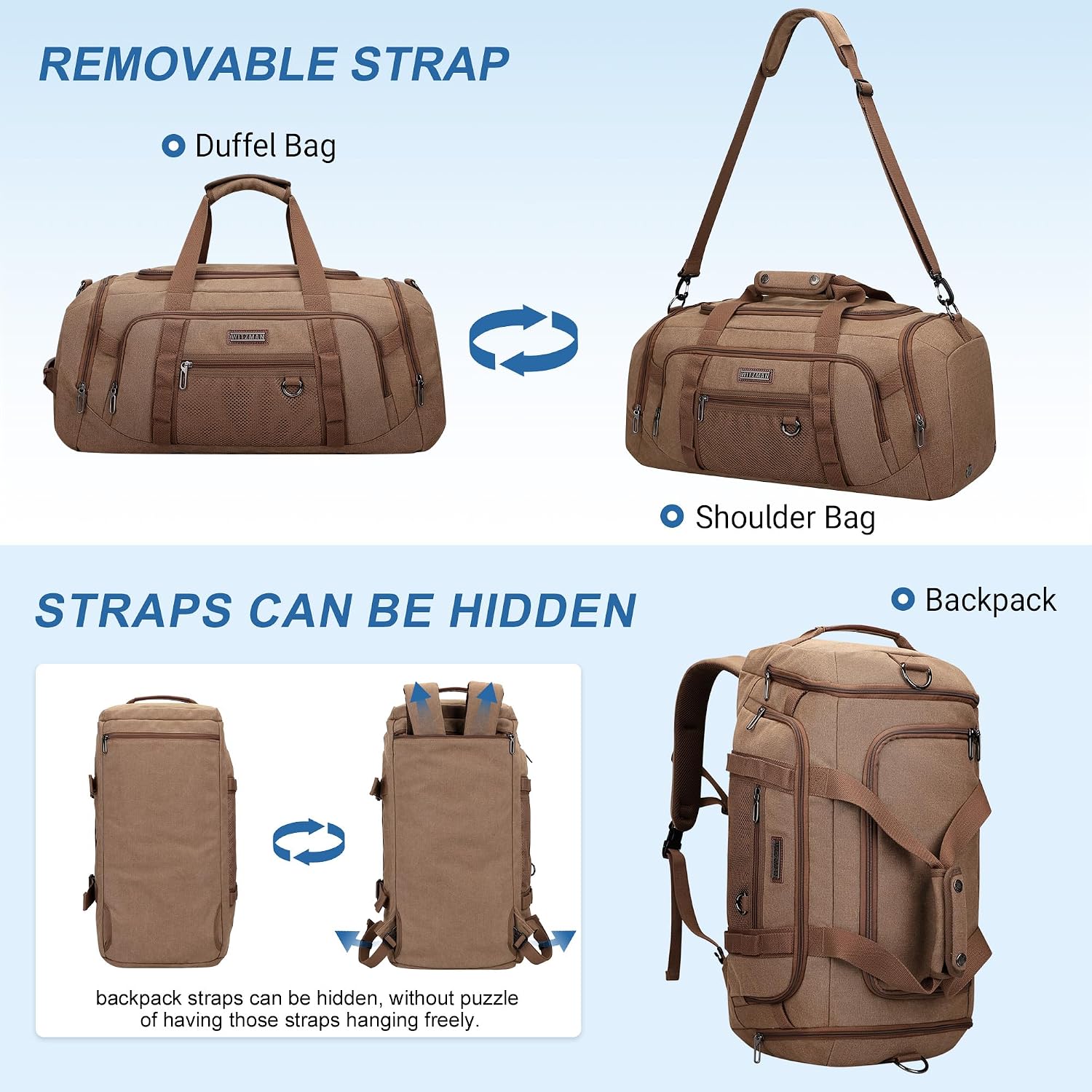 Tas Duffle Kanvas untuk Pria 3 - Men Shoes Men ulasan dan harga