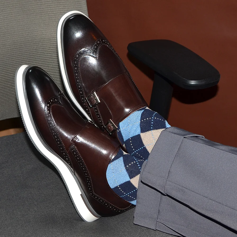 Sepatu Sneakers Pria Mewah Ero - Monk Strap Shoe ulasan dan harga