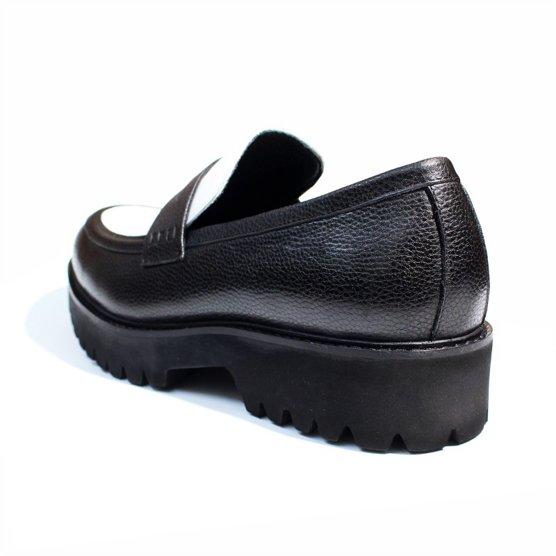 Sepatu Loafer Pria Gaya Inggri - Men'S Shoes Black And White ulasan dan harga