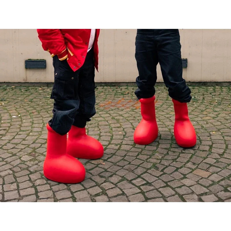 Sepatu Boot Merah Besar Unisex - Men'S Shoes For Suits ulasan dan harga