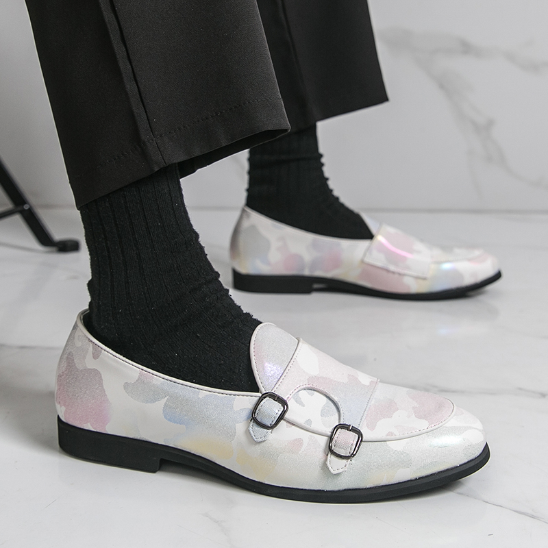 Sepatu Loafer Pria Bernapas, S - Monk Strap Shoe ulasan dan harga