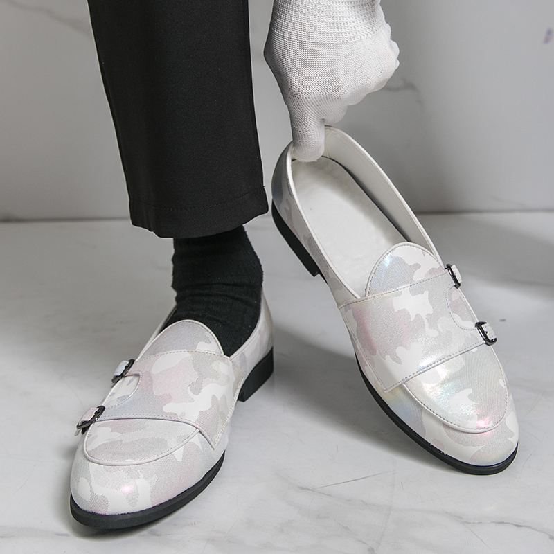 Sepatu Loafer Pria Bernapas, S - Monk Strap Shoe ulasan dan harga