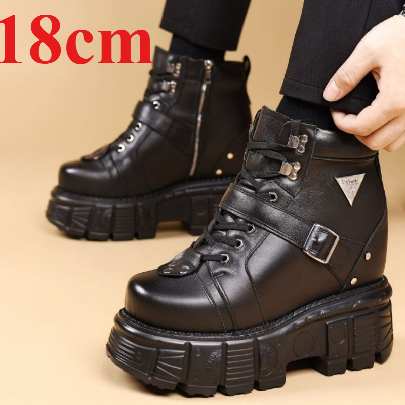 Sepatu Boots Kulit Asli untuk  - Men Shoes Boots ulasan dan harga