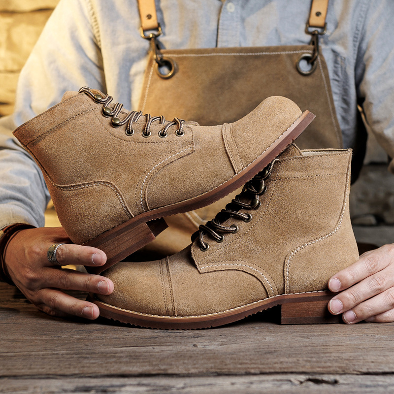 Sepatu Boot Suede Goodyear-Wel - Men Shoes Boots ulasan dan harga