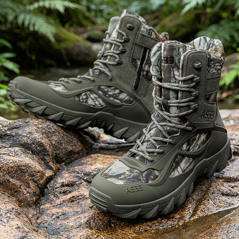 Sepatu Bot Taktis Pria Sepatu  - Men Shoes Boots ulasan dan harga