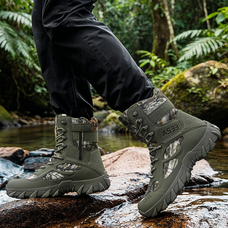 Sepatu Bot Taktis Pria Sepatu  - Men Shoes Boots ulasan dan harga